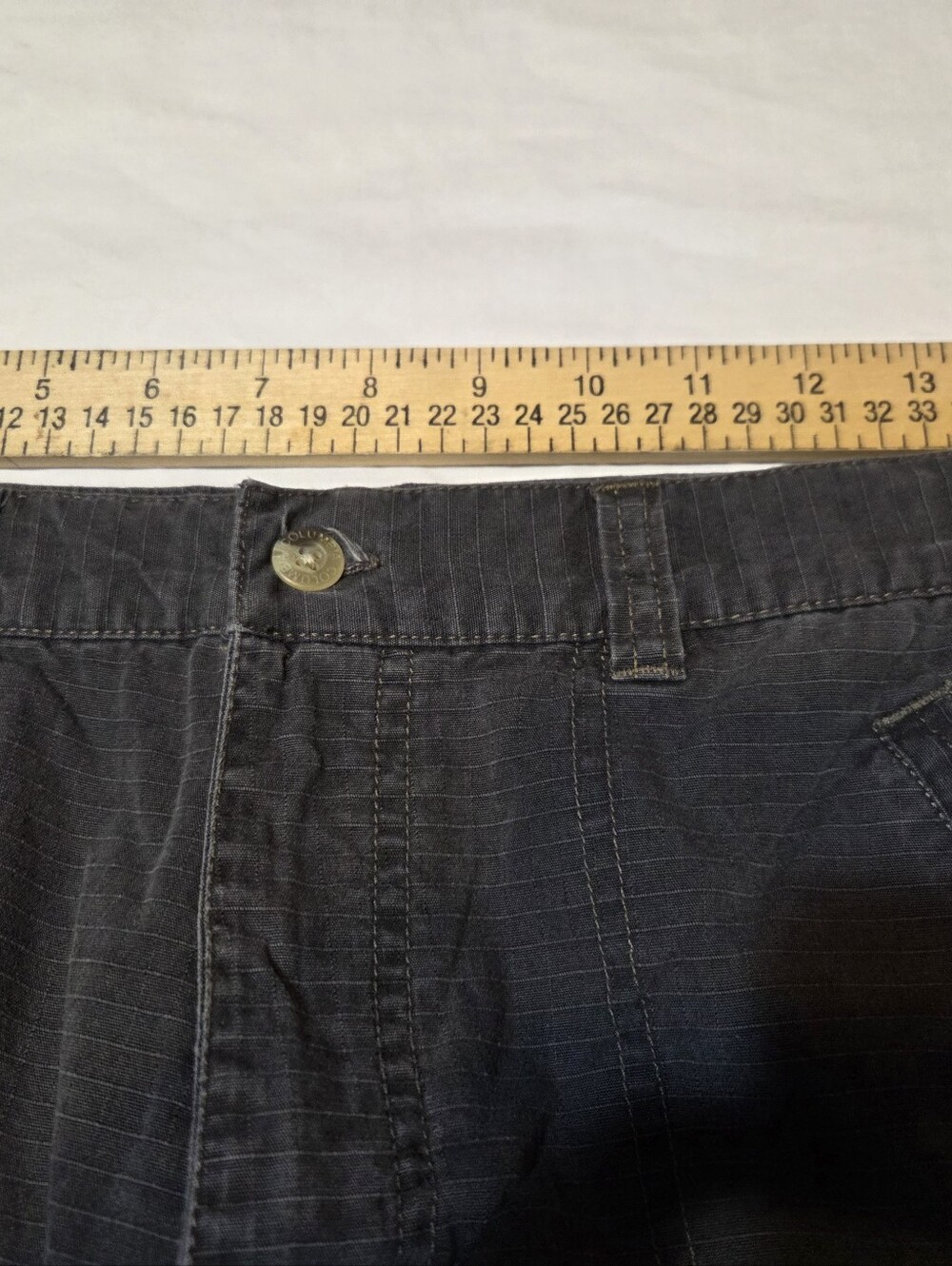 Columbia Womens Cargo Hiking Shorts Dark Gray Size 10 - Picture 3 of 4